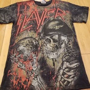 Slayer band tee rap tee all over print